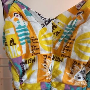 Rare Vintage LEE Swim Play Bathing Suit Pin Up 1950s French Vacation (S)